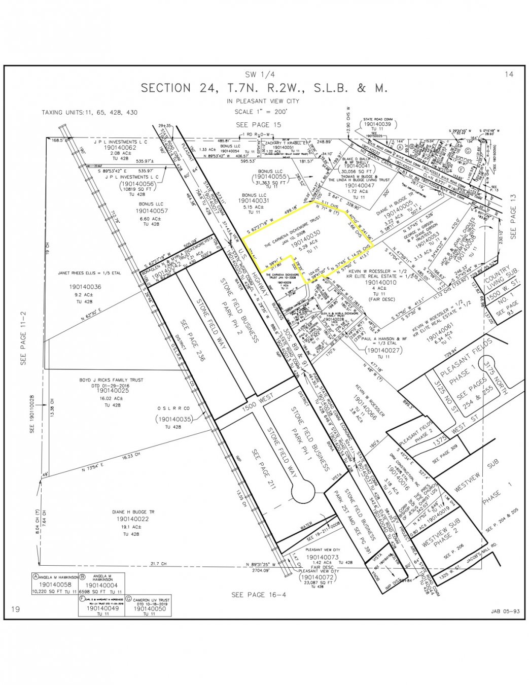 45183 Fantastic development opportunity in fast developing section of Pleasant View. Zoned A-2 with potential rezoning to RE-15 or RE-20. Seller to provide approximately 1 share of North Ogden Irrigation Company water for each developed acre. Seller requires retaining two of the developed lots or approximately 1 acre with appropriate price adjustment to developer to be set at time of purchase agreement.