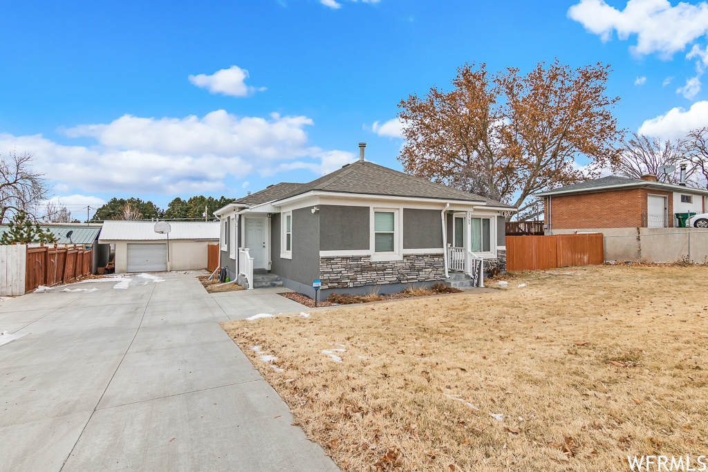 Look no further, this property is the perfect place to call home! Brand new dishwasher, all new rain gutters with leaf covers, wiring, plumbing lines , drains, carpet, updated bathroom, new driveway and stucco. New Roof and heater within the past 6 years! Large fenced yard, garage, and tons of additional parking! Square footage figures are provided as a courtesy estimate only and were obtained from Tax Records.