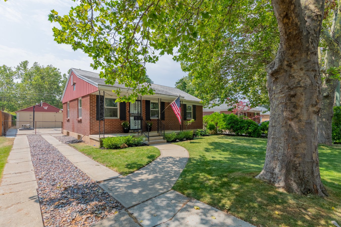 50282 LOCATION !! Such a cute brick rambler located in Millcreek. Minutes from Sugar House park, Brickyard, I-80 and Emigration Canyon. Quick, easy drive to the University of Utah - Westminster College -2 miles away- St. Mark's Hospital, Salt Lake Country club, Forest Dale golf course and the amazing Park City. and only 45 minutes to Ogden- Street has lots of trees, with peaceful quiet surroundings. Home features all updates with 3 bedrooms, 2 familyrooms, 2 baths. newer appliances, air conditioner and furnace. Fully fenced, and if you want chickens this would fit that need. Big front porch and covered patio in the back. Solar panels were put on in January of 2020 - with great monthy savings.