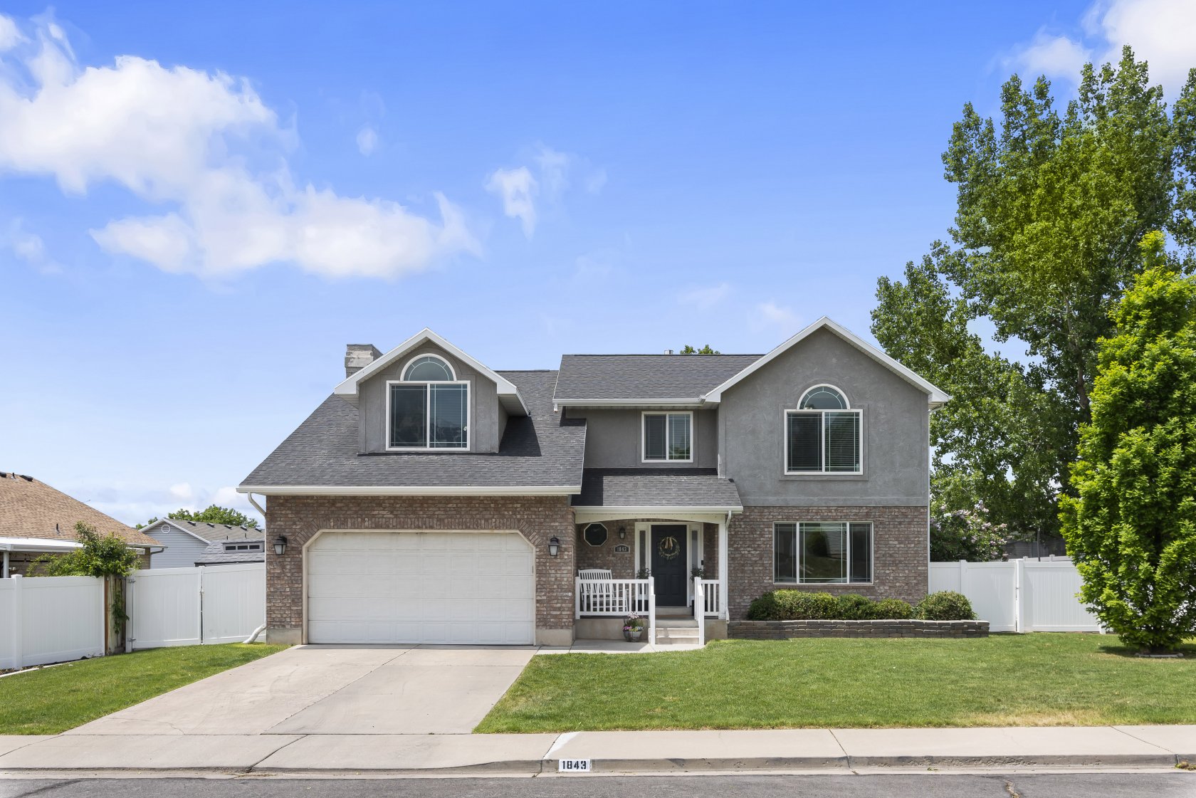 Welcome Home! This beautiful North Orem two-story has everything you want/need. You will fall in love with the main living area that has an updated kitchen that opens up into the dining and family room with access to your backyard in two different places. Upstairs you will find 4 bedrooms, which includes the spacious owners suite, 2 bathrooms and laundry room. Downstairs you'll find additional 2 large bedrooms, 1 bath and the cutest theater room with seating, projector screen and surround sound. Turn movie nights into a lifetime of memories! This home has lots of storage space indoor and outdoor, close to schools, entertainment, shopping, freeway access and a friendly neighborhood. You'll love that this home has been recently updated with your big ticket items; all toilets, water heater and HVAC have been replaced in 2019. Windows and roof were replaced in 2013. Don't miss the opportunity to come see this darling home for yourself, it won't last long!