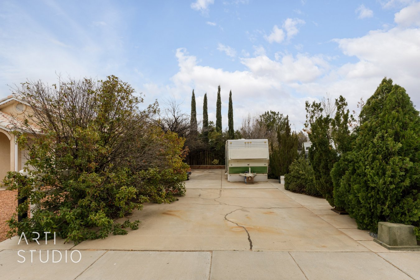 55171 Parcel 53A with building & trailer sold As-is. Trailer will be left on lot; is livable with some work. Tons of possibilities! Oodles of concrete for parking. Building has power. Back portion of lot completely fenced. Slab behind building for many options (hot tub, storage, close in). Seller will carry with full price offer. Seller owns adjacent lot 52. Option to purchase that will come in future.