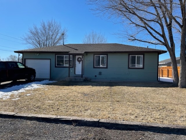 Immaculate newly redone & upgraded one level home in great central location near pool, schools, & ball fields. Open living & dining area, kitchen includes appliances, 3 bedrooms, 1 bath, and extra built in storage! One car attached garage, fully fenced back yard with built in kennels, storage shed, & play area, small stream for fishing on south, and extra parking on north side of home.