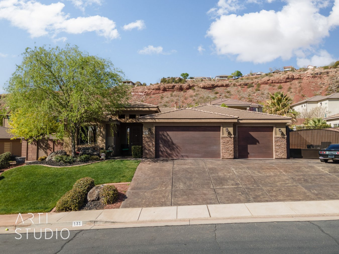 56254 Tucked away from the hustle & bustle. With upgrades & custom finishes throughout including shutters, built in shelves/hooks & entertainment center, built in bench seating/storage in dining area. Beautiful flooring, granite, & stainless steel appliances. Built for efficiency & utility with a splash of color & style. Close to trail system & beautiful views of newest large building in Little Valley. All appliances including washer/dryer/upright freezer will be left. You'll love the lot with tons of RV parking, low maintenance artificial turf in the backyard, & two storage sheds. The listing broker’s offer of compensation is made only to participants of the MLS where the listing is filed.
