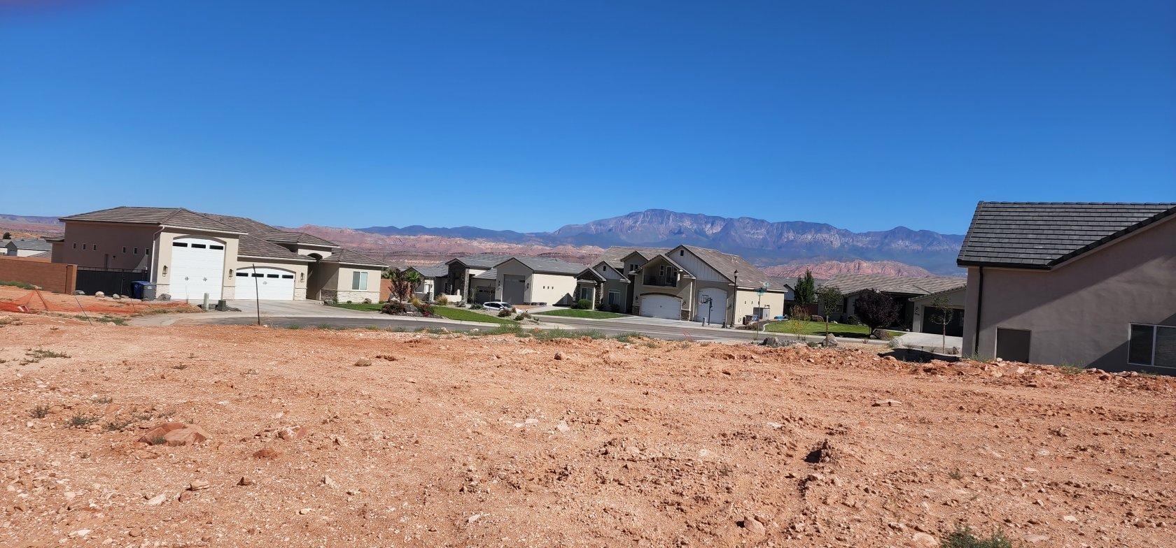 57629 Beautiful lot in the Dixie Springs Subdivision with views of Pine Mountain. This is a wonderful area for UTVing, enjoying the sand dunes, hiking, biking, and boating. There are several excellent golf courses minutes away and only a short drive to Zion NP. Lot features include completed site plan and architectural plans for a gorgeous 3,900 sq. ft. modern style home with 5 bedrooms including a Casita and a 3 stall garage.
*All information herein is deemed reliable but is not guaranteed. Buyer /Buyer's Agent is responsible to verify all listing information.
The listing broker's offer of compensation is made only to participants of the MLS where the listing is filed.