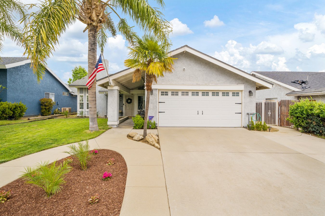 56265 So much love has been put into this single story beauty. As you walk into the front door you will fall in love with the beautiful open concept living space that features a board and batten feature wall, brand new flooring, gas fireplace and a beautiful dining room. The kitchen has been re-done as well with new white quartz counter tops, and stunning subway backsplash. As you head down the hallway you will find a beautiful owners suite with large window that looks out to the backyard. The on suite has also been remodeled. Further down the hall you will find another fully updated bathroom and two additional bedrooms. As you head out back you will find a very nice sized backyard ready for whatever you can dream up. New windows were installed about 4 yrs ago and the rest of the updates were done in the last 2 years.