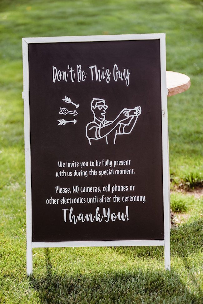 Don't Be This Guy | Funny Wedding Sign Don't Be This Guy | Funny Wedding Sign