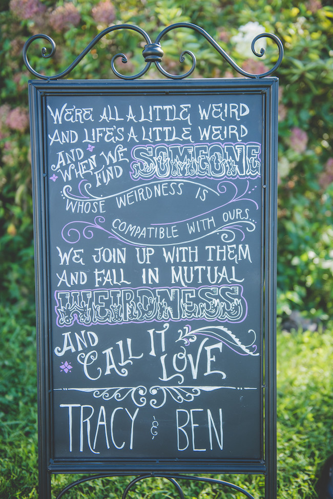 Mutual Weirdness | Hilarious Wedding Signs Mutual Weirdness | Hilarious Wedding Signs