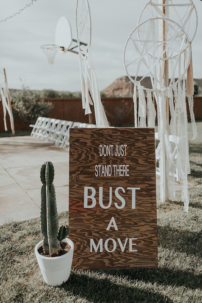 Don't just stand there bust a move | Funny wedding sign Don't just stand there bust a move | Funny wedding sign