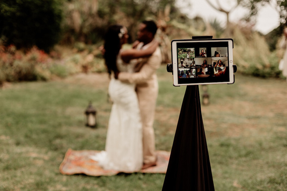 Livestream your wedding ceremony so all guests can attend | How to make your wedding more accessible and inclusive