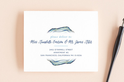 All-in-one wedding invitations from Minted