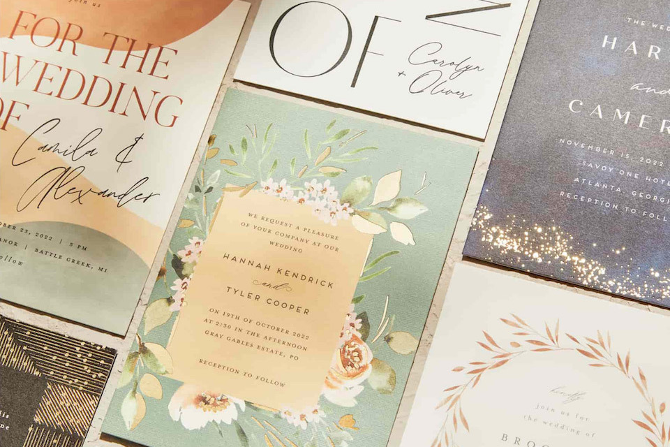 Minted x BHLDN Invitation Collection