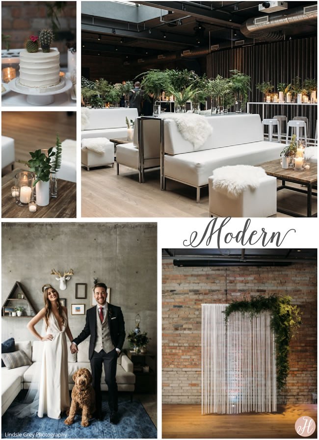 Modern Wedding Style Inspiration Board