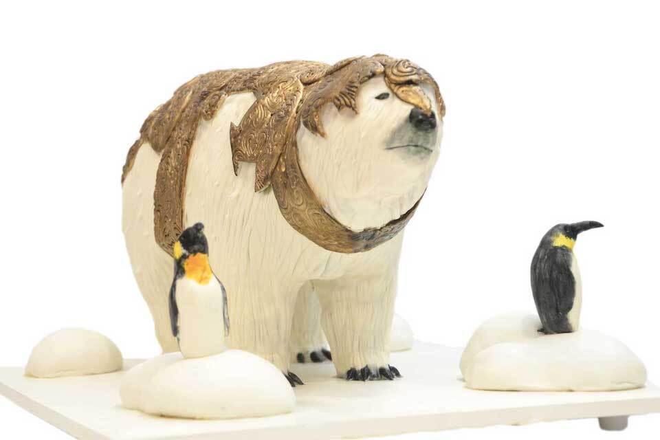 The Golden Compass themed cake by Mimi's Mocha Treats