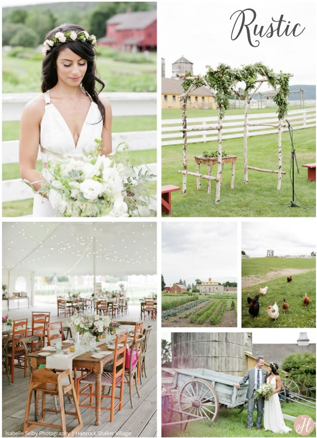 Rustic Wedding Style Inspiration Board