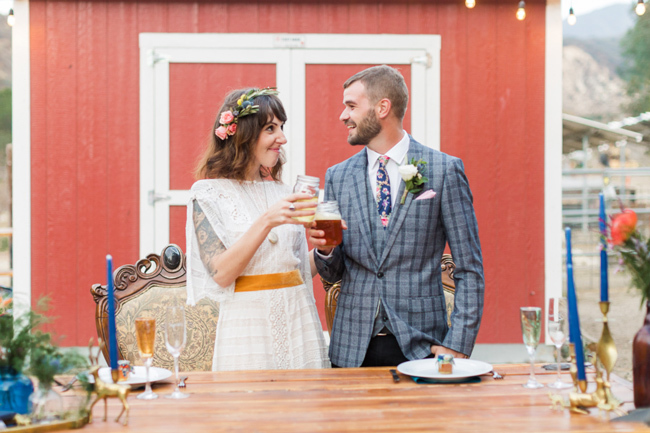 Sweet boho wedding at Reptacular Animals Ranch in Southern CA Sweet boho wedding at Reptacular Animals Ranch in Southern CA