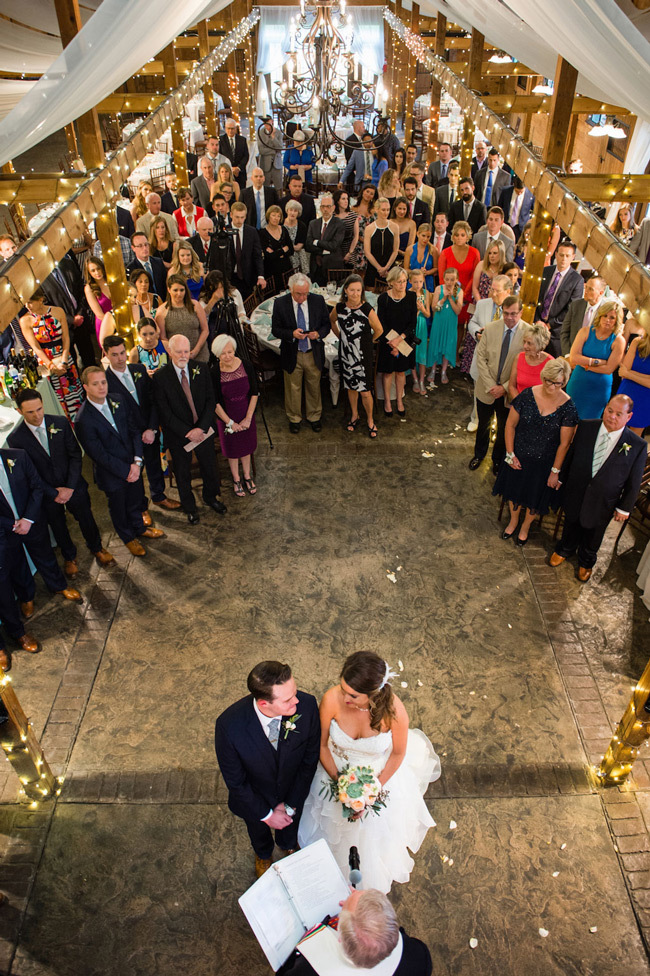 Small Wedding Ideas | Standing-room only ceremony at The Stable at Bluemont Vineyard, VA Small Wedding Ideas | Standing-room only ceremony at The Stable at Bluemont Vineyard, VA