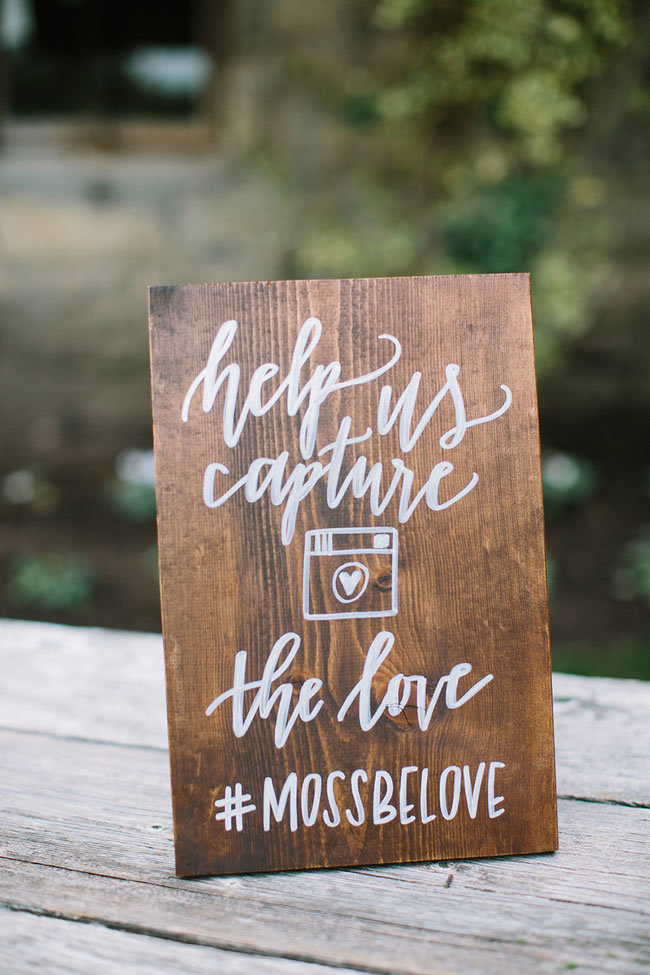 Wedding hashtag sign Wedding hashtag sign