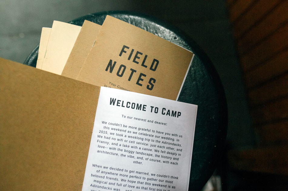 Summer Camp Wedding Ideas | Field Notes Programs