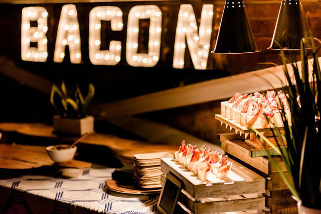 What to expect at a wedding expo | Wedding trends and inspiration, like this bacon bar! What to expect at a wedding expo | Wedding trends and inspiration, like this bacon bar!