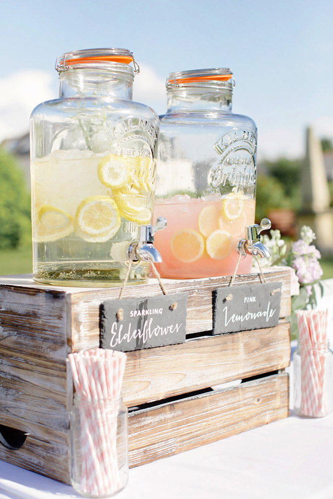 DIY Wedding Stations | Self-serve Juice Bar