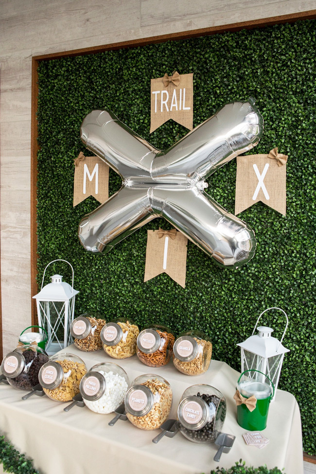 Wedding Food Bar Ideas | DIY Trail Mix Station