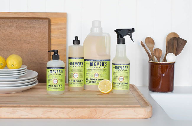 Mrs. Meyers Cleaning Products for a Wedding Registry A set of Mrs. Meyers cleaning products perfect for a wedding registry