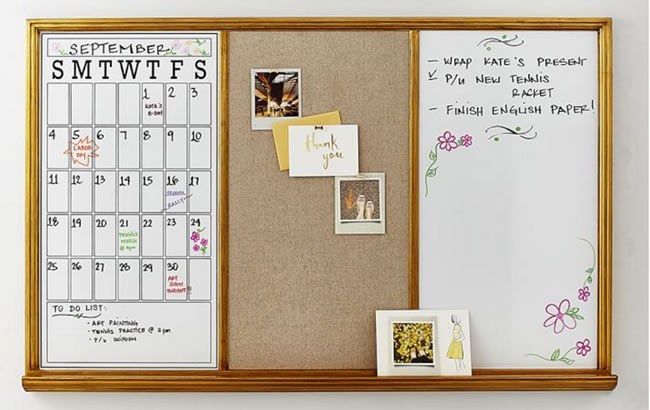 Family Whiteboard for a Practical Wedding Registry A family whiteboard makes a useful addition to a wedding registry