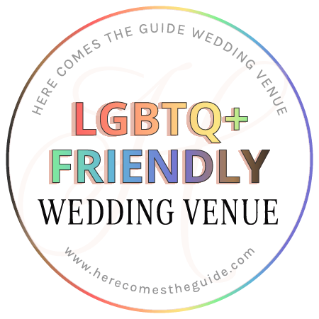 Here Comes The Guide LGBTQ+ Friendly Wedding Venue Here Comes The Guide LGBTQ+ Friendly Wedding Venue badge