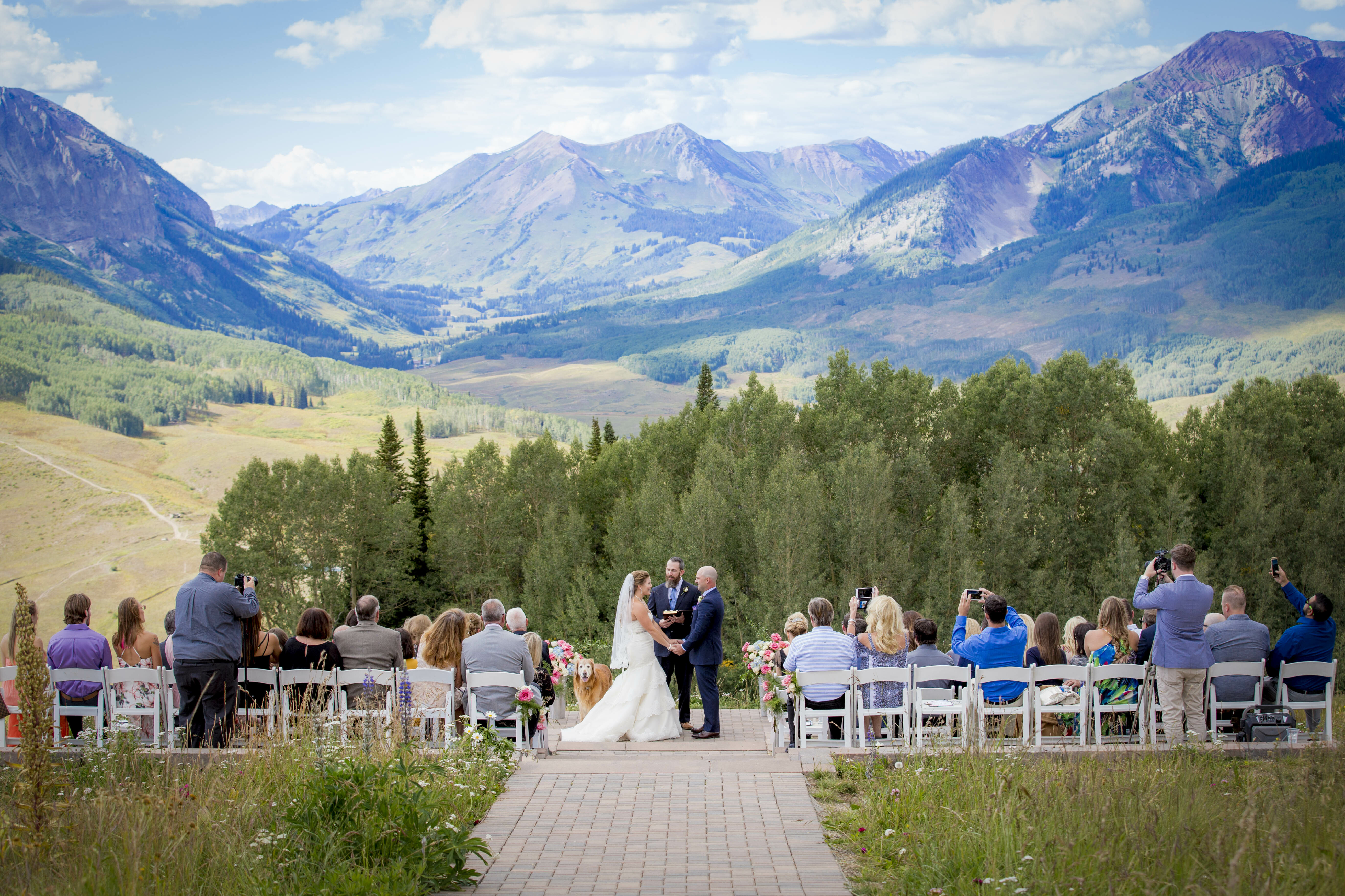 Woods walk crested butte wedding | Honestweddingadvice.com Woods walk crested butte wedding | Honestweddingadvice.com