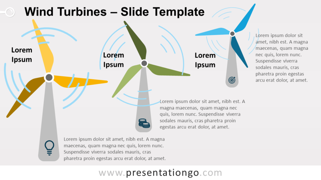 Wind Turbine Ppt Templates - Free Power Point Template PPT Template
