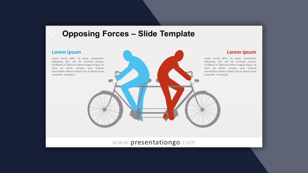 Opposing Forces Template for PowerPoint