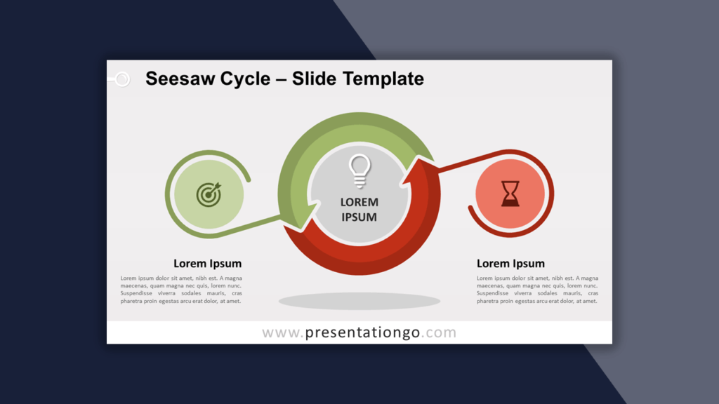 Seesaw Cycle Template for PowerPoint