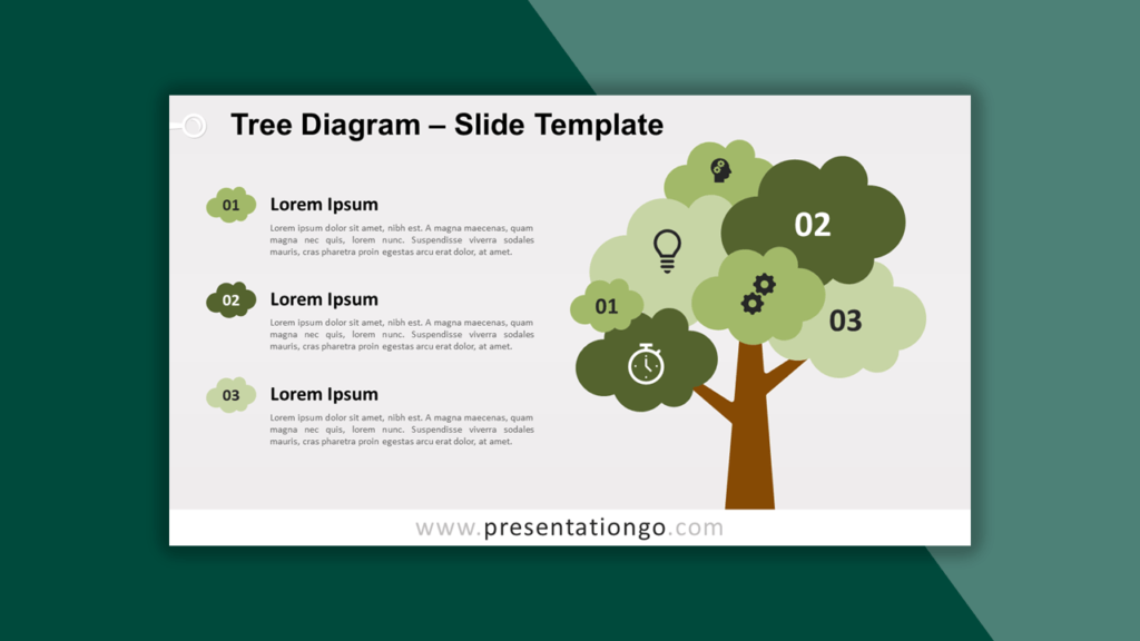 Tree Diagram Template for PowerPoint