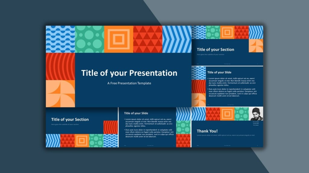 Free Neo Geometric Google Slides Theme and PowerPoint Template