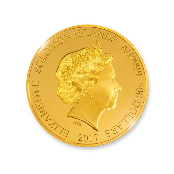 formula 1 gold coin front