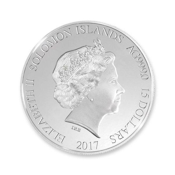 formula 1 silver coin front