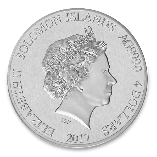 2017 1.5 oz AG999.0 Silver Lady Liberty Coin Solomon Islands $4 Coin A#9
