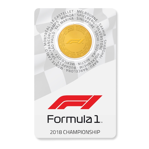 Formula 1® 1/4-oz Gold Coin 2018