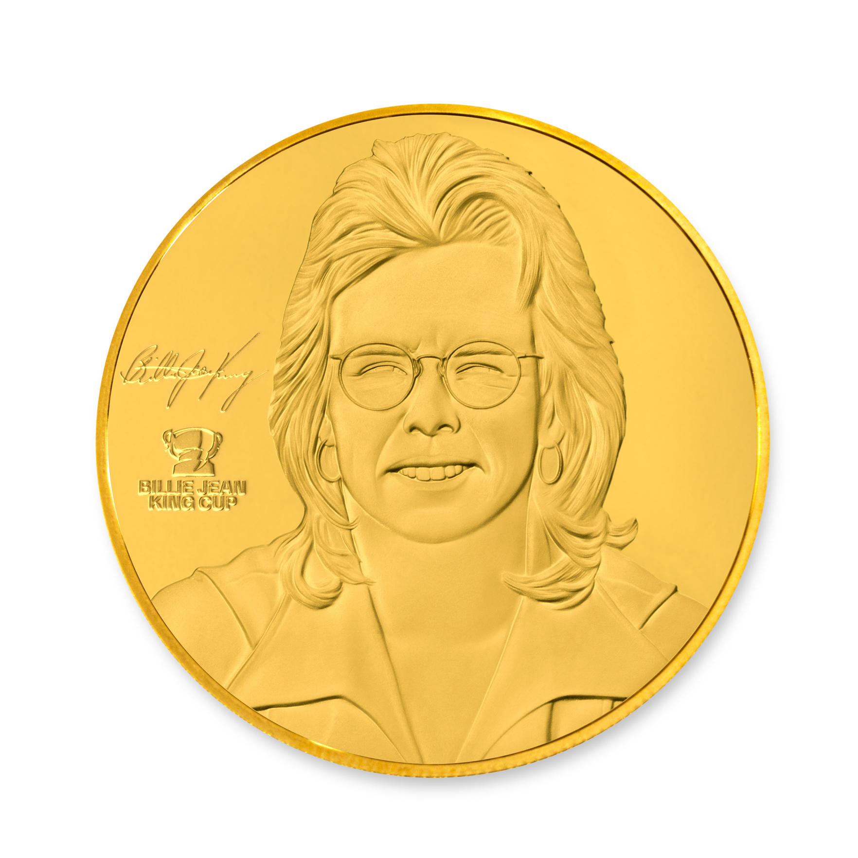 Billie Jean King Cup 2022 1/4 oz Gold Coin