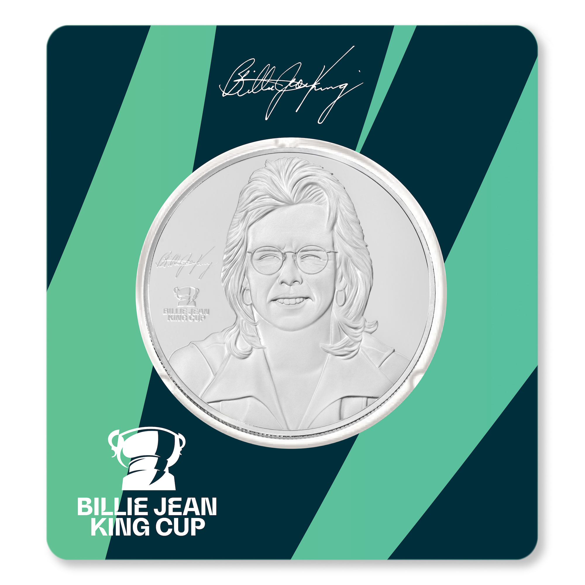 Billie Jean King Cup 2022 2.5 oz Silver Coin | Exclusive