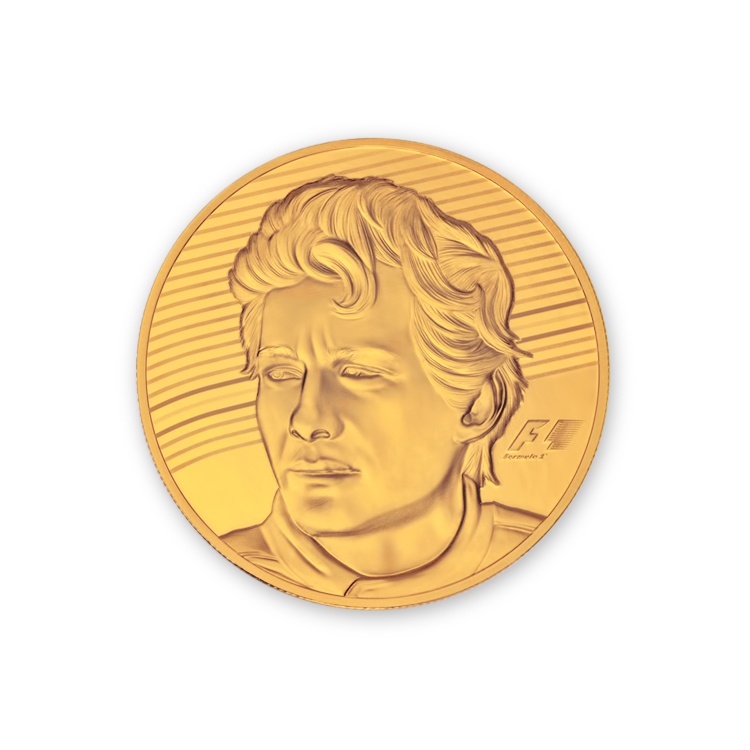 Ayrton Senna Gold Coin Back