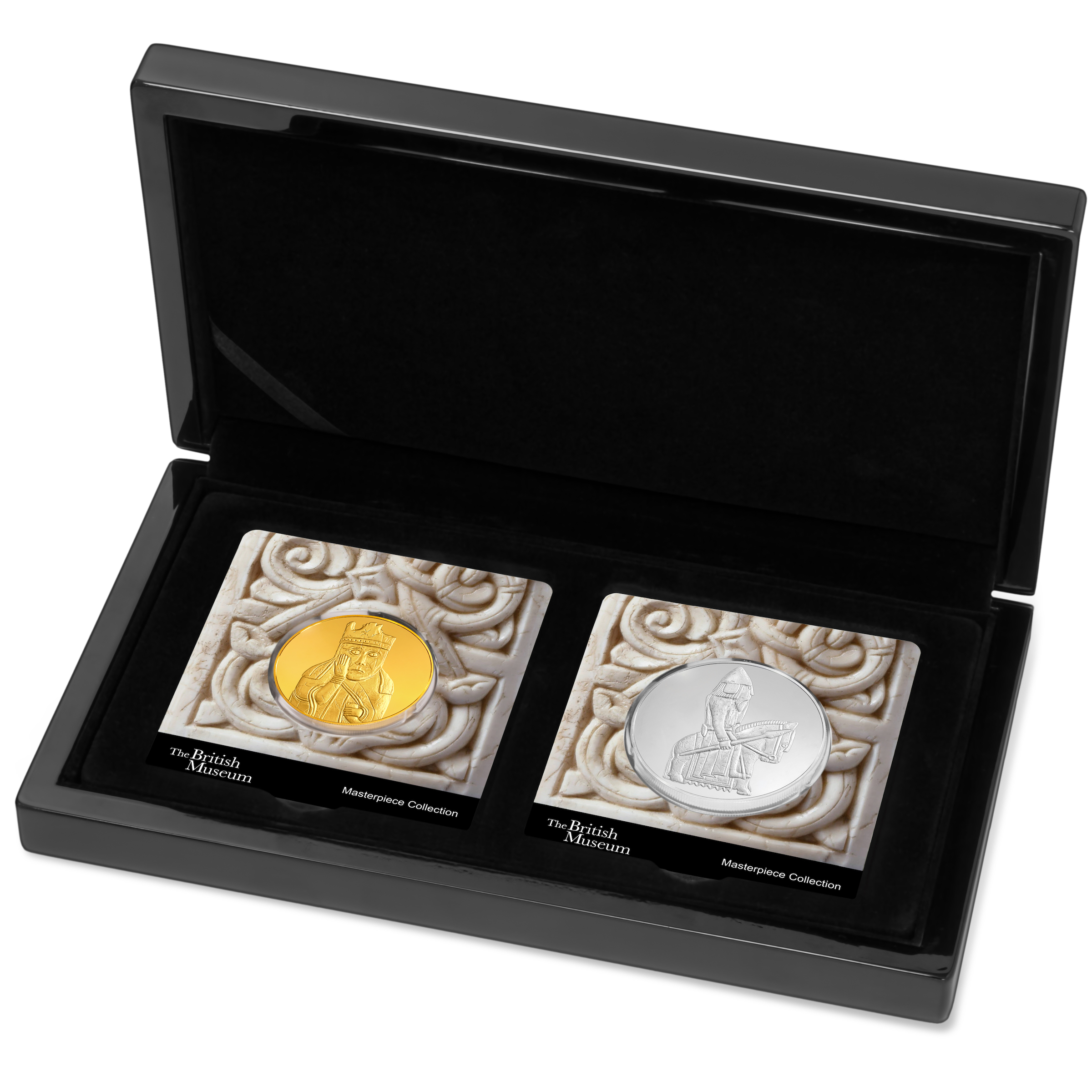 British Museum Lewis Chessmen - The Queen - 1.5 oz Gold Coin