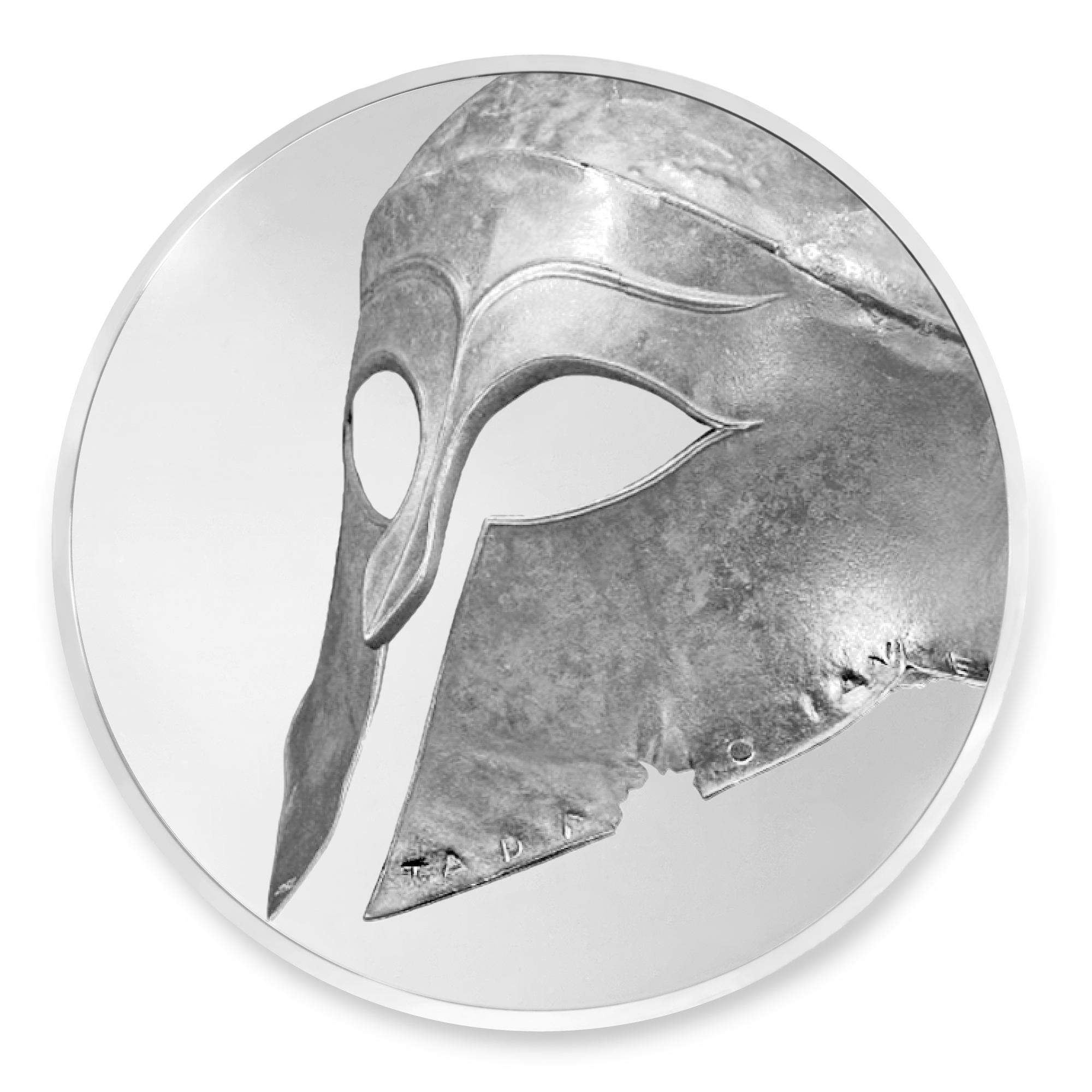British Museum Greek Helmet Silver 1-kilo Proof