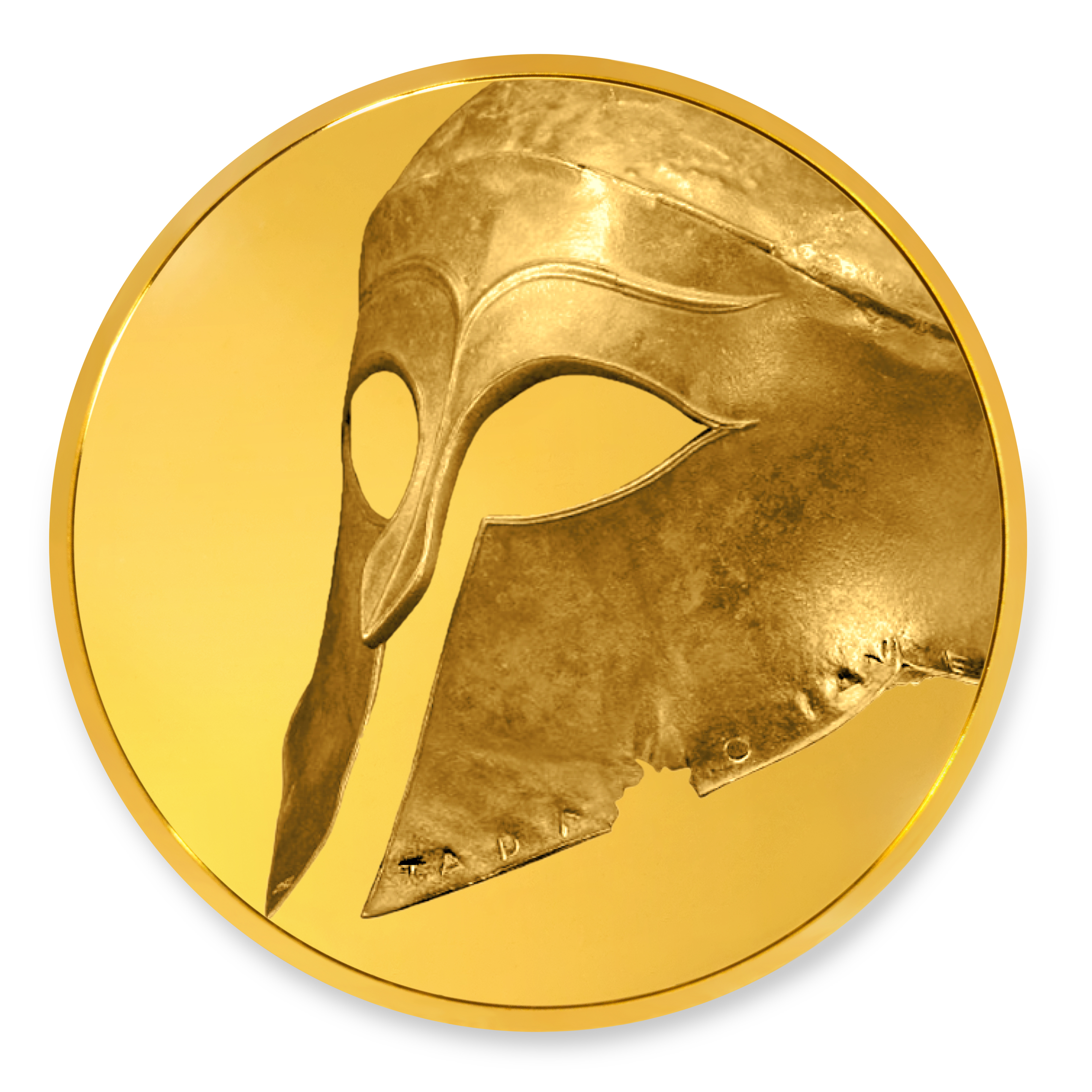 British Museum Greek Helmet Gold 1-kilo Proof