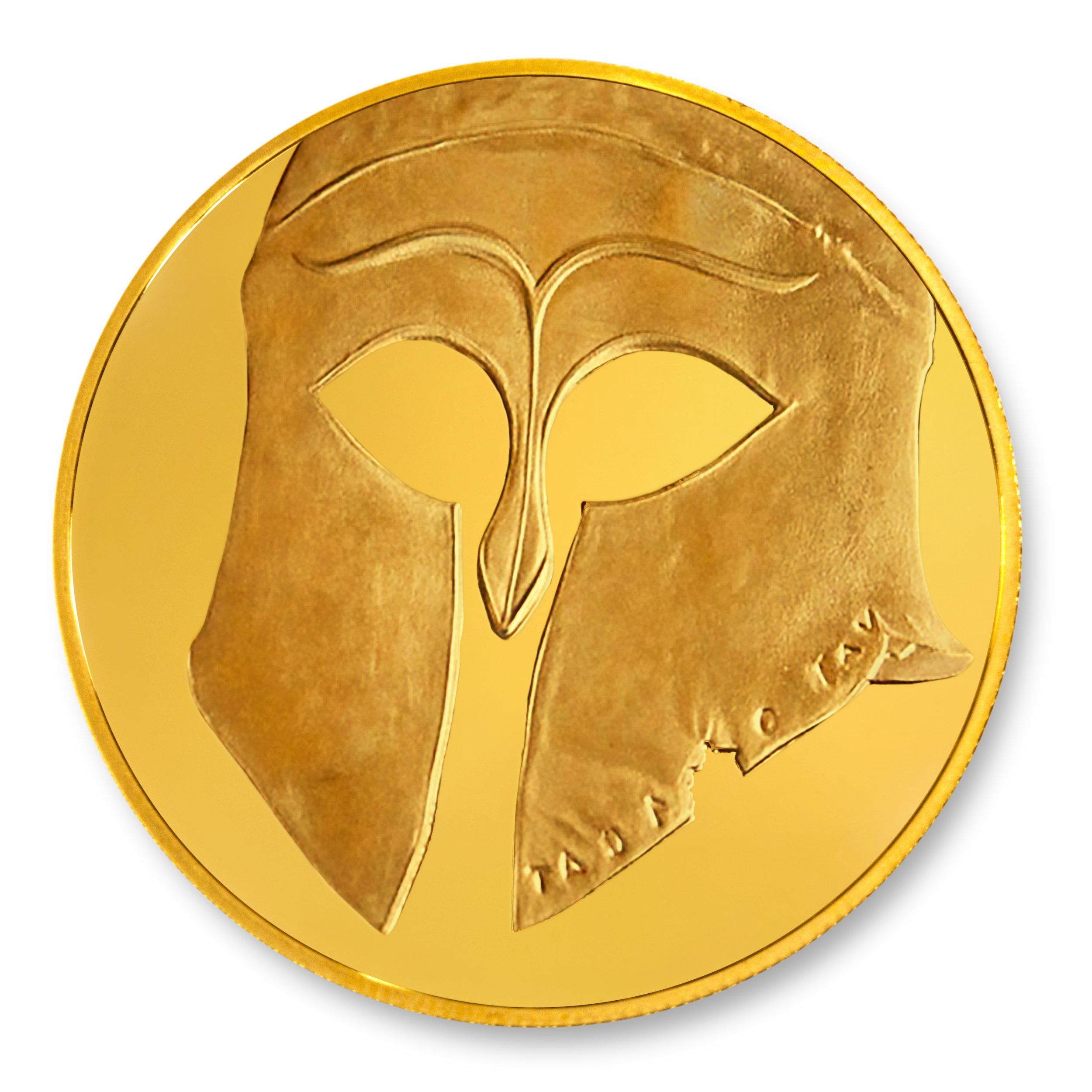 2020 British Museum Corinthian Helmet 1/4 oz Gold Coin