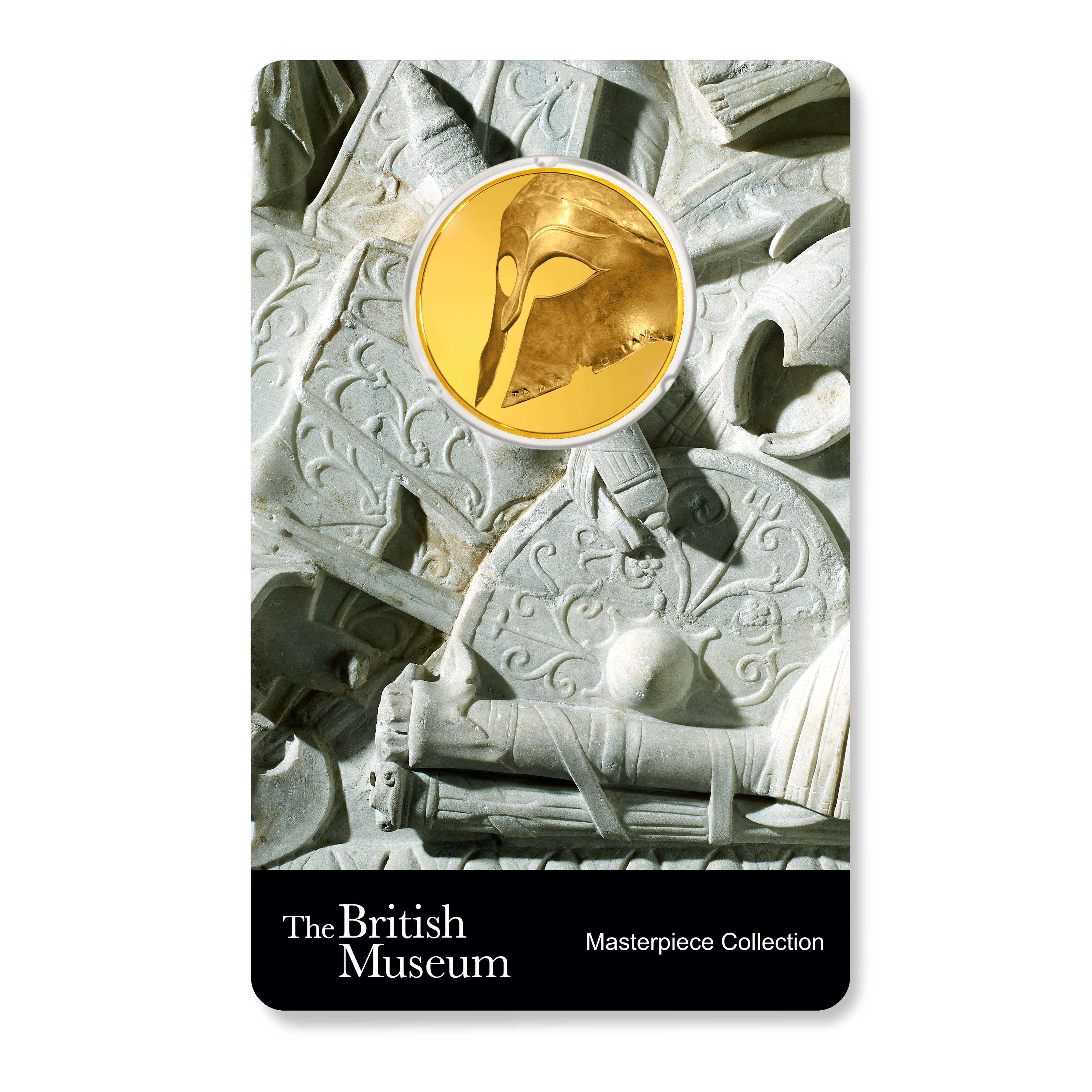 British Museum Greek Helmet 1/4 oz Gold Coin