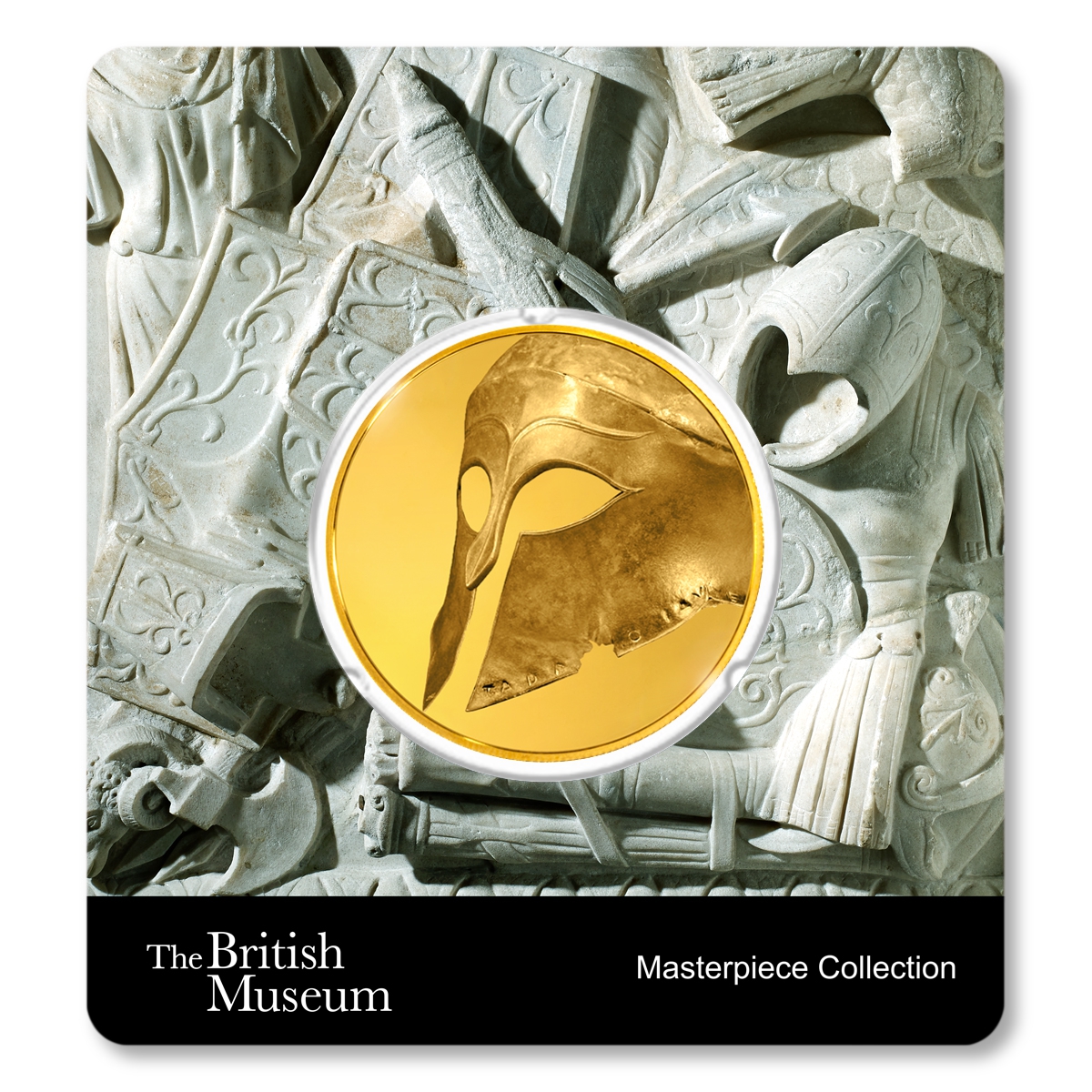 British Museum Greek Helmet 1.5 oz Gold Coin