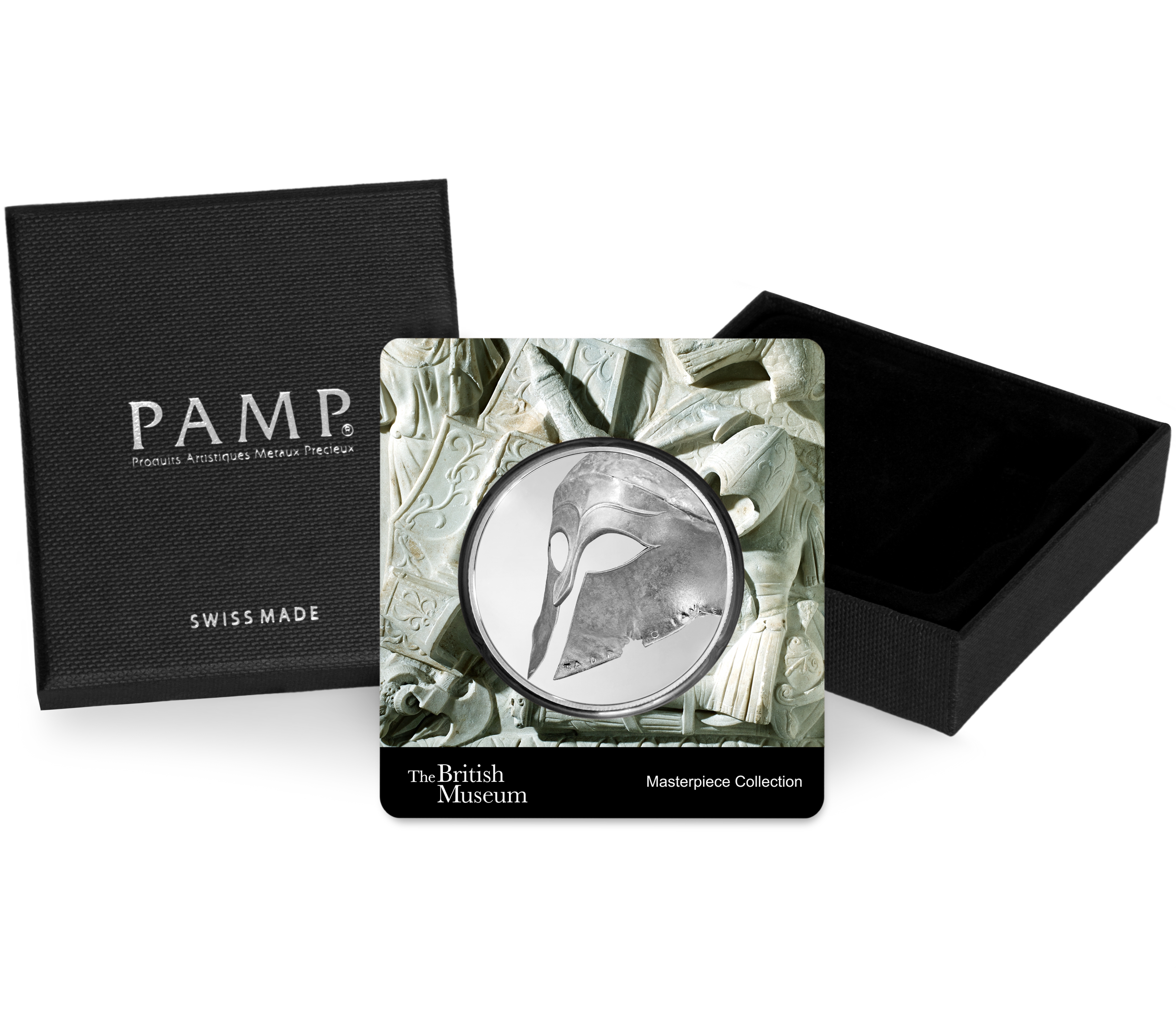 British Museum Greek Helmet 1.5 oz Silver Coin