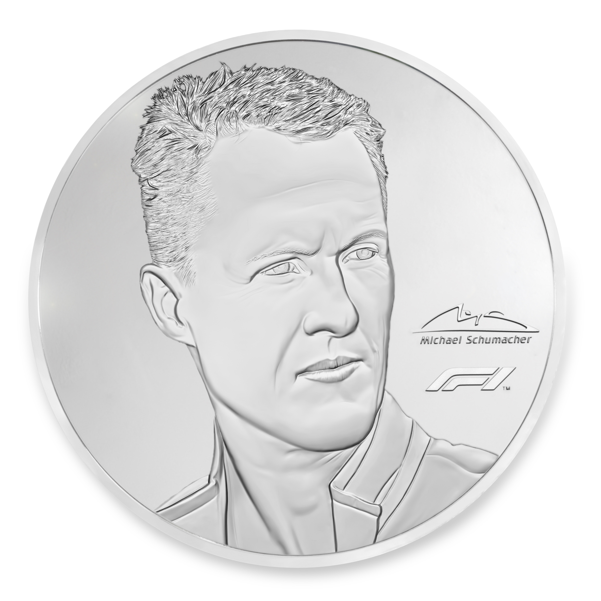 Michael Schumacher 2020 Kilo Silver Coin