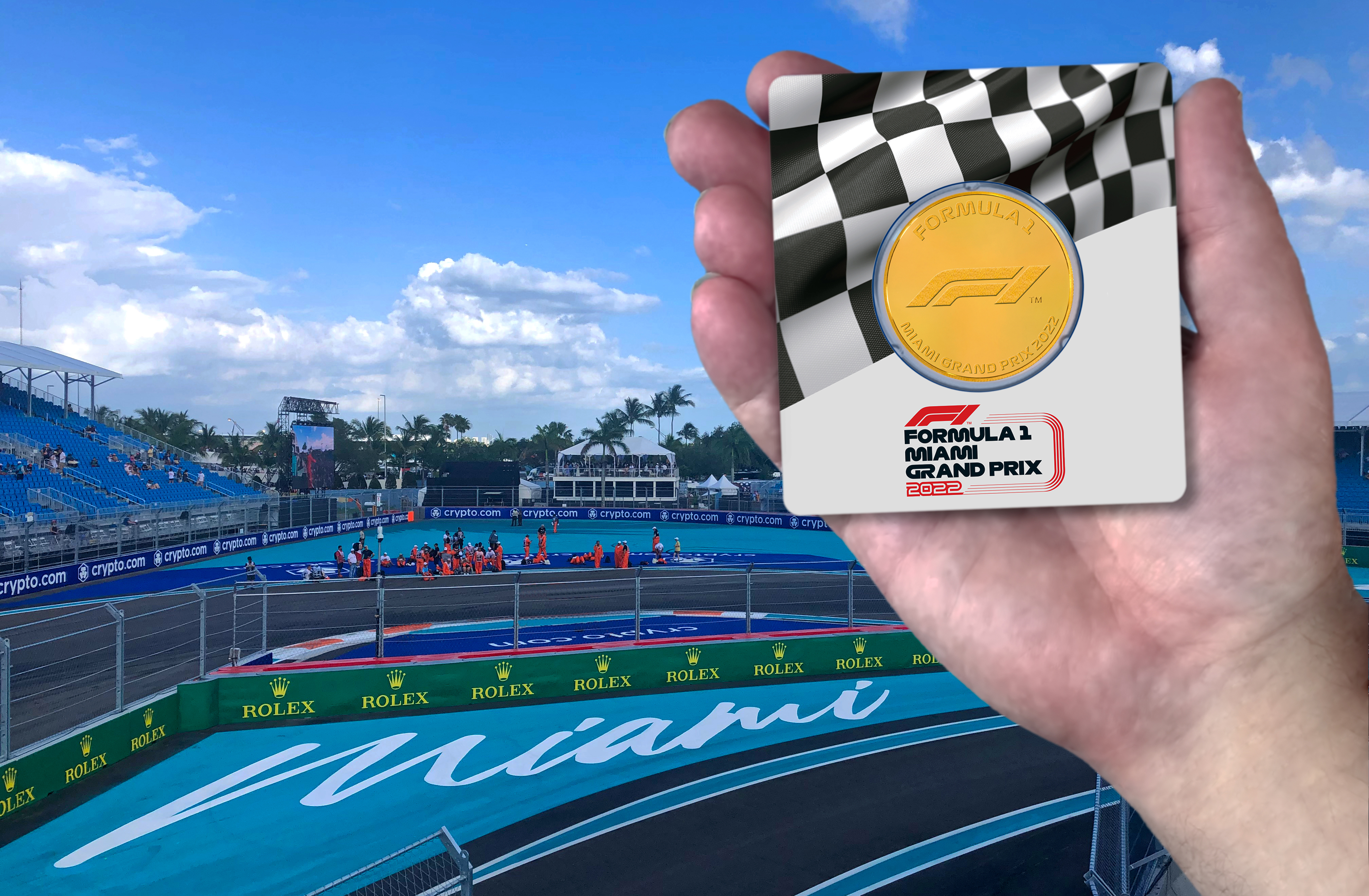 Rosland Issues Exclusive Coins for the F1® Miami Grand Prix